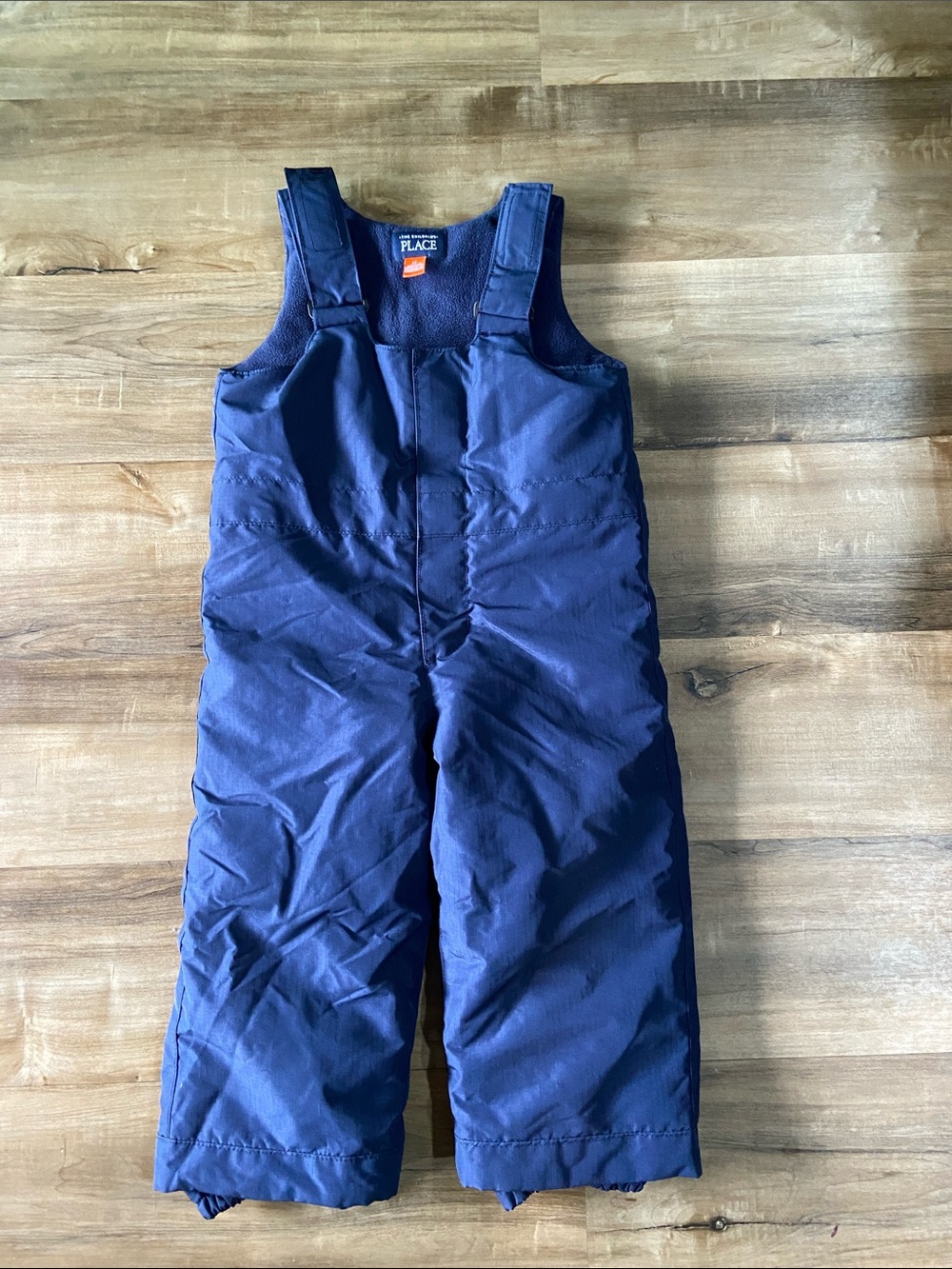 The Children's Place Navy Blue Kids Snow Bib Overalls